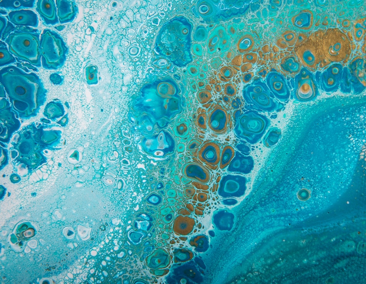 How To Create Cells When Acrylic Pouring